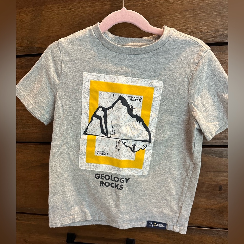 Gap Kids Gray Graphic T-Shirt